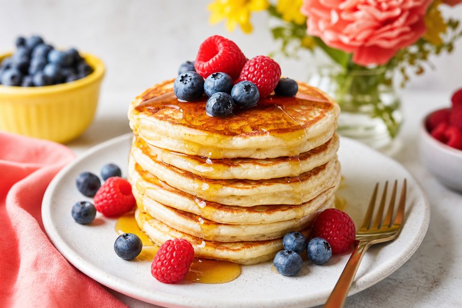The Fluffiest Buttermilk Pancakes